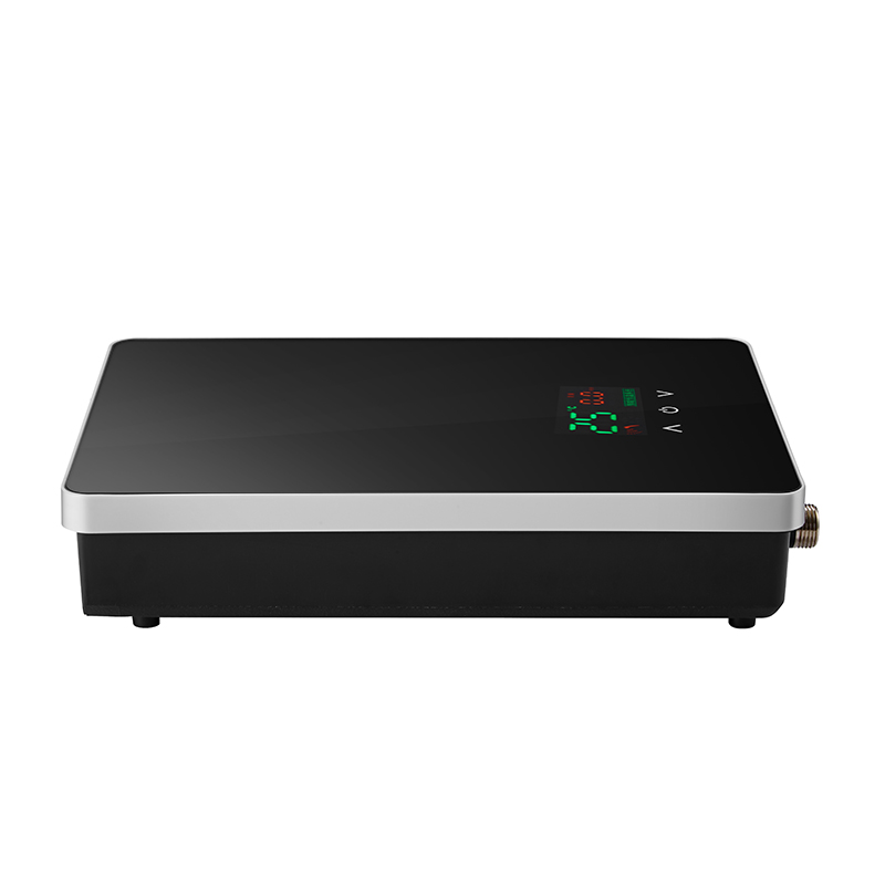 How do tankless water heaters help families save on energy costs?